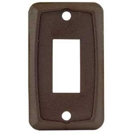 Jr Products Single Switch Plate Brown J45-12865